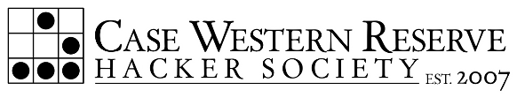 [glider emblem] Case Western Reserve Hacker Society (est. 2007)